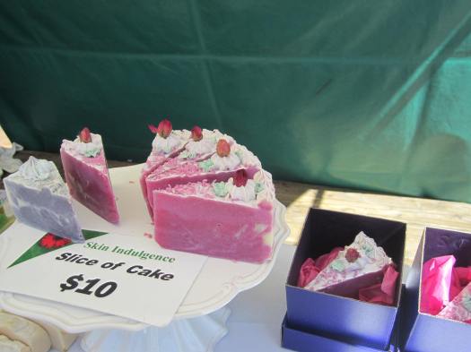 Slice of cake soap