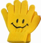Smiley gloves