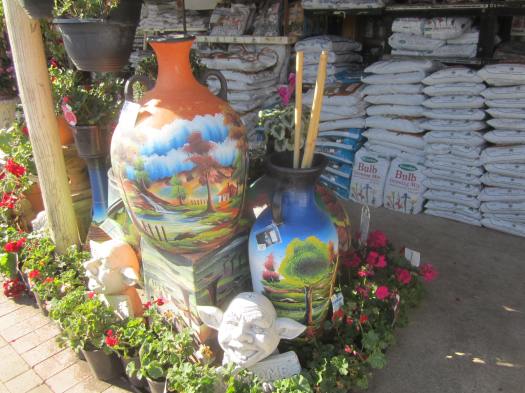 Painted urns